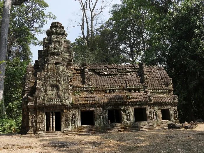 Framed Print : Preah Khan Temple, Siem Reap Province