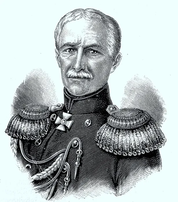Framed Print : Prince Menzikof or Menshikov, Commander of the Russian Army in the Crimea
