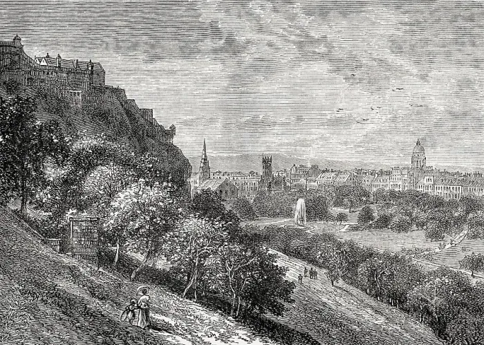 Framed Print : Princes Street Gardens, Edinburgh