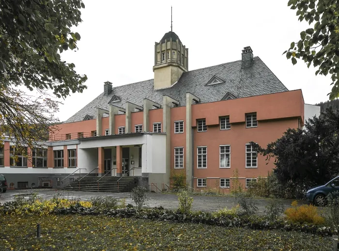 Framed Print : Probstzella, HAUS DES VOLKES, 1925-1927 by Alfred Arndt