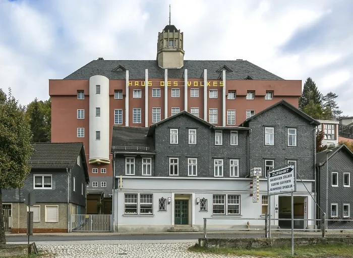 Framed Print : Probstzella, HAUS DES VOLKES, 1925-1927 by Alfred Arndt