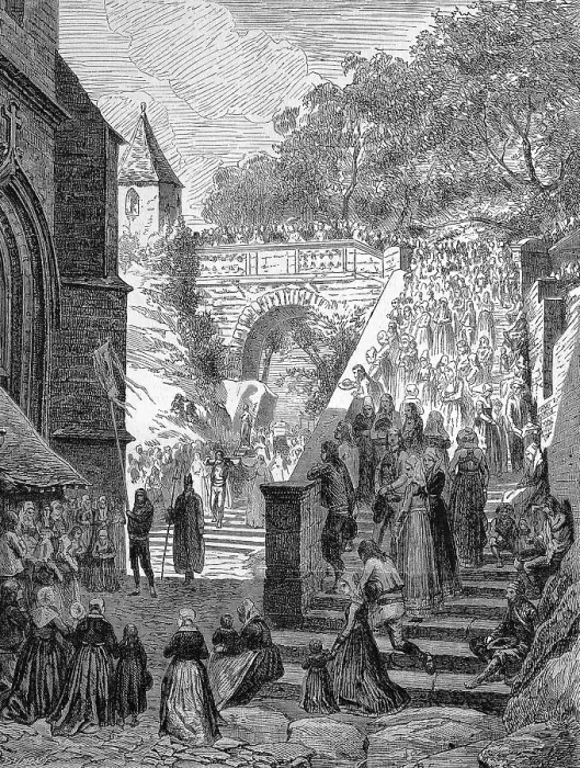 Framed Print : Procession for the Forgiveness of Saint Barbara in Morbihan Framed Print : Procession for the Forgiveness of Saint Barbara in Morbihan
