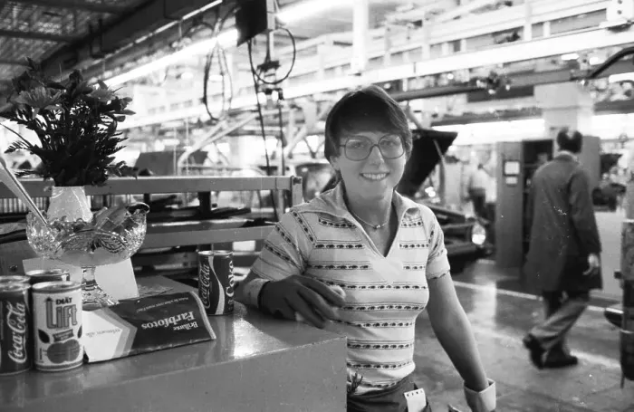 Framed Print : Production of the Golf at the VW plant on 10