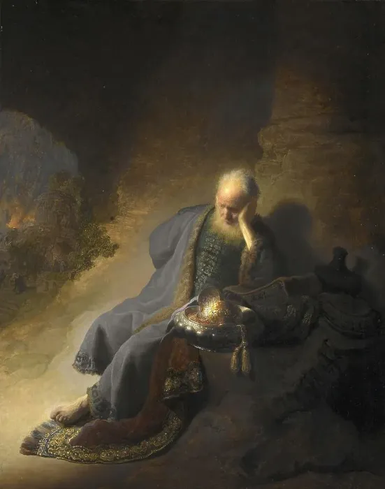 Framed Print : The Prophet Jeremiah Lamenting the Destruction of Jerusalem Framed Print : The Prophet Jeremiah Lamenting the Destruction of Jerusalem