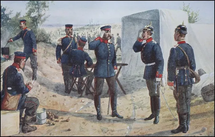Framed Print : Prussian Army, Guard, officers tent in bivouac Framed Print : Prussian Army, Guard, officers tent in bivouac