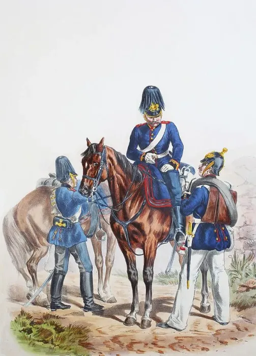 Framed Print : Prussian Army, Prussian Guard, 1st Brandenburg Field Artillery Regiment No