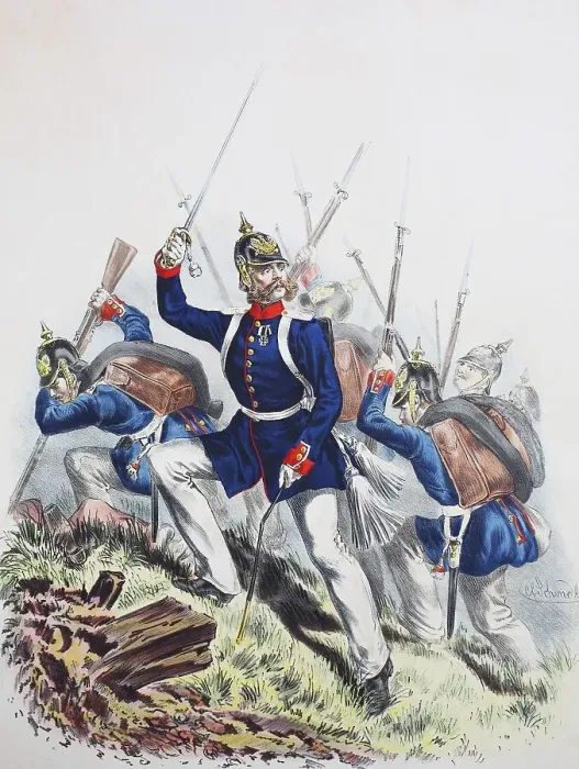 Framed Print : Prussian Army, Prussian Guard, Colberg's Grenadier Regiment