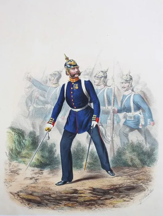 Framed Print : Prussian Army, Prussian Guard, Emperor Alexander Guard