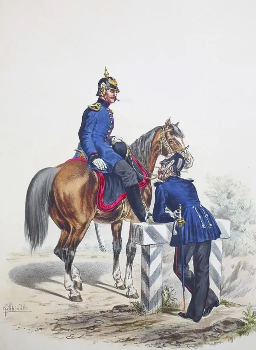 Framed Print : Prussian Army, Prussian Guard, Horse Doctor and Paymaster Framed Print : Prussian Army, Prussian Guard, Horse Doctor and Paymaster
