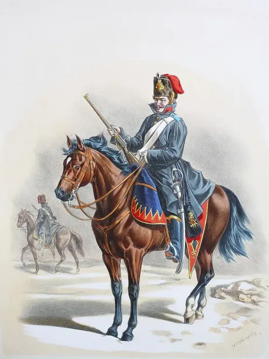 Framed Print : Prussian Army, Prussian Guard, Royal Hussar Regiment