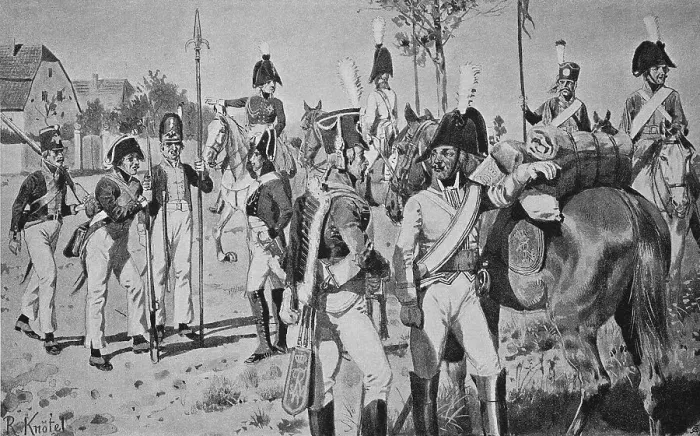 Framed Print : Prussian Troops in 1806, Prussia