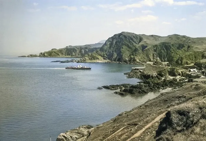 Framed Print : PS Bristol Queen (built 1946), white funnel, paddle steamer, Ilfracombe, North Devon, England, United Kingdom, early 1960s, Europe