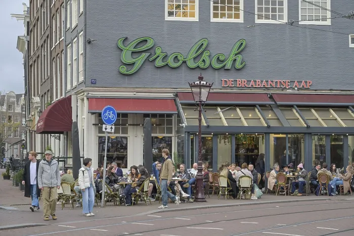 Framed Print : Pub, De Brabantse Aap, Grolsch Bier Framed Print : Pub, De Brabantse Aap, Grolsch Bier