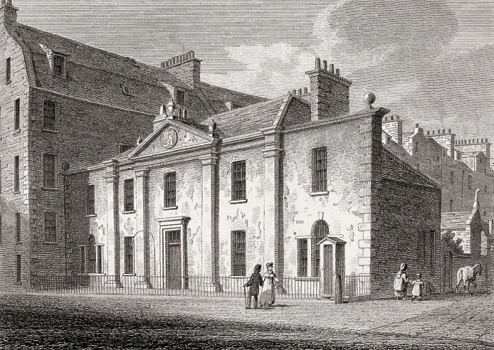 Framed Print : The Public Dispensary of Edinburgh Framed Print : The Public Dispensary of Edinburgh