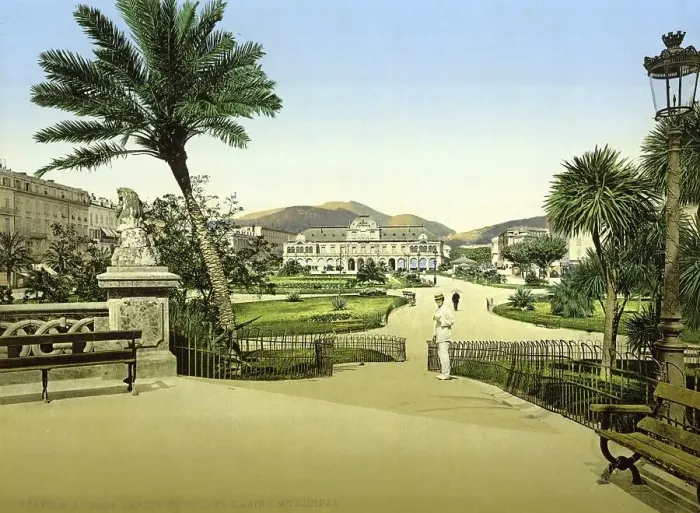 Framed Print : Public Gardens and Municipal Casino