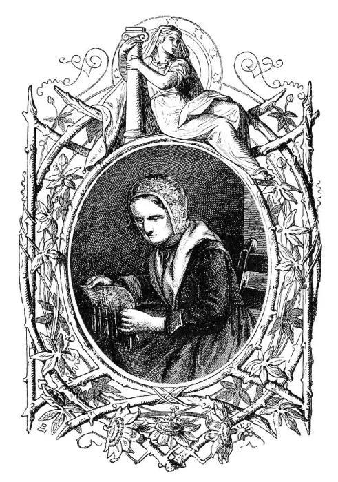 Framed Print : The publisher Barbara Uttmann or Uthman