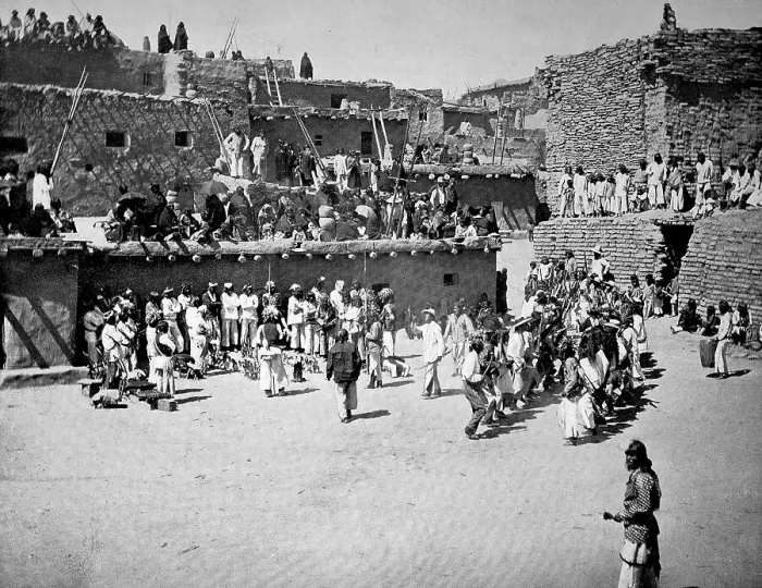 Framed Print : In a pueblo, village of the Zuni Indians in the state of Arizona Framed Print : In a pueblo, village of the Zuni Indians in the state of Arizona