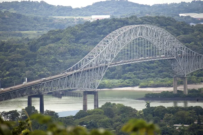 Framed Print : Puente de las Americas, Bridge of the Americas Framed Print : Puente de las Americas, Bridge of the Americas
