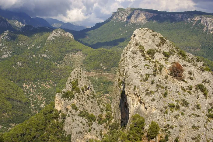 Framed Print : Puig de Son Nassi (577m.) and Puig de Son Poc (493m) Framed Print : Puig de Son Nassi (577m.) and Puig de Son Poc (493m)