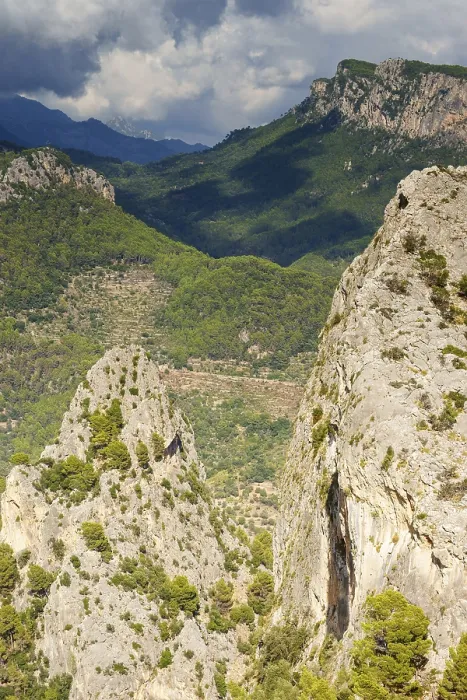 Framed Print : Puig de Son Nassi (577m.) and Puig de Son Poc (493m) Framed Print : Puig de Son Nassi (577m.) and Puig de Son Poc (493m)