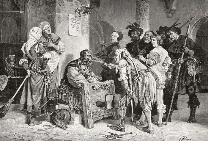 Framed Print : Punishment of criminal, Germany