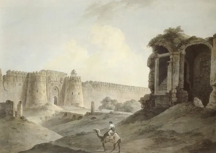 Framed Print : Purana Qila, Delhi, India, As ia