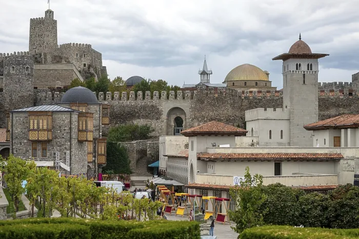 Framed Print : The Rabati Castle - medieval castle complex in Akhaltsikhe