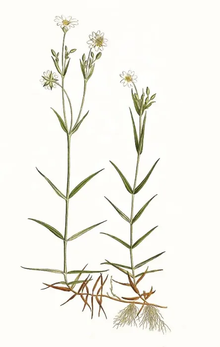 Framed Print : Rabelera holostea, known as greater stitchwort