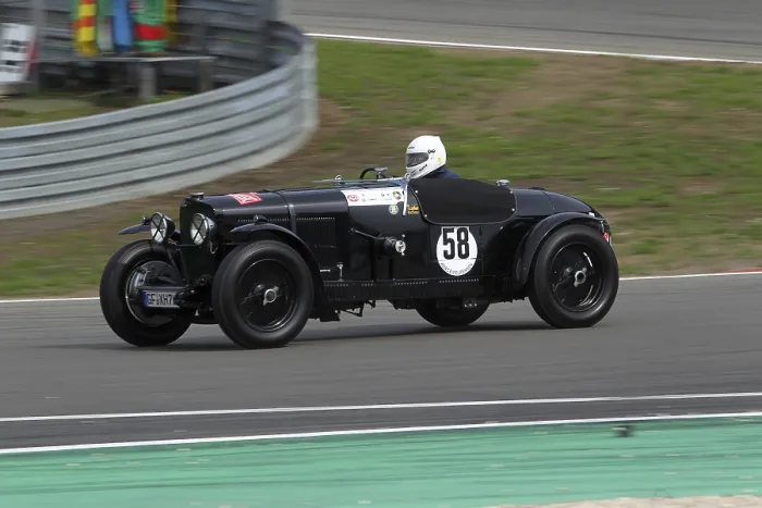 Framed Print : Race of the pre-war cars, Michael Strauss in the 105 Talbot from 1933