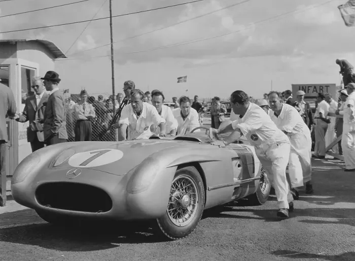 Framed Print : Racing car of the 1950s