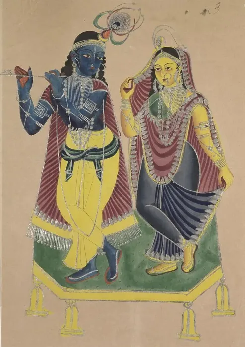 Framed Print : Radha, in Hindu mythology the eternal consort