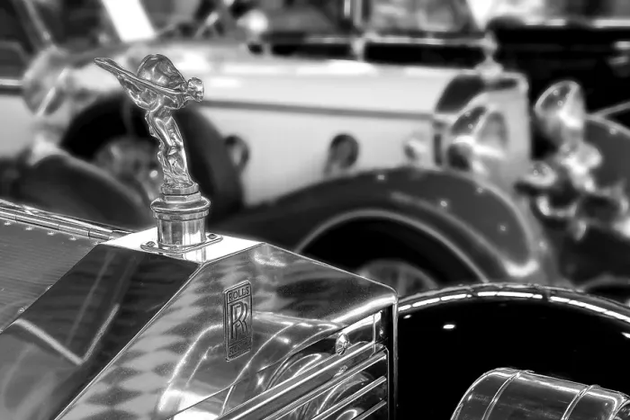 Framed Print : Radiator mascot Spirit of Ecstasy or Emily from oldtimer Rolls-Royce Framed Print : Radiator mascot Spirit of Ecstasy or Emily from oldtimer Rolls-Royce