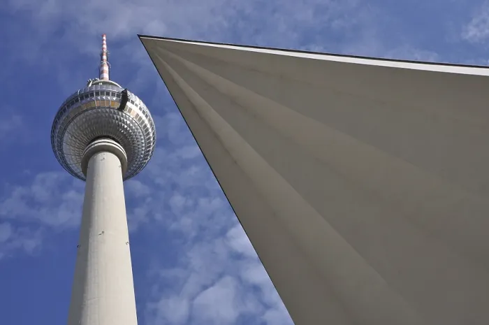 Framed Print : Radio tower, Berlin, Germany, capital