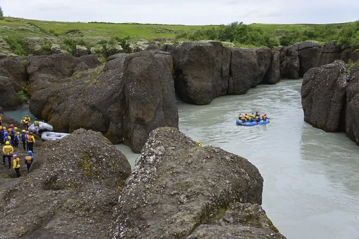 Framed Print : Rafting, Bruarhlod Gorge on the 30
