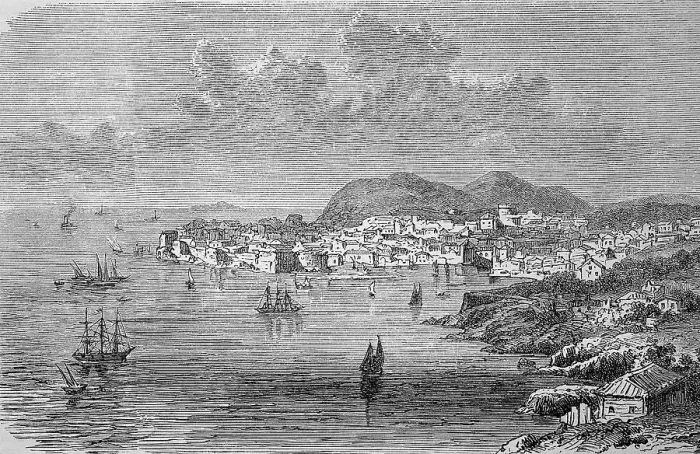 Framed Print : Ragusa in Sicily, Italy, in 1880