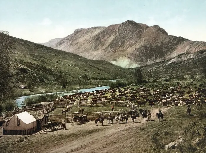 Framed Print : Raid on the Cimarron, Colorado