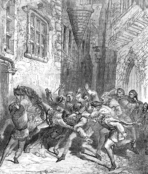 Framed Print : The raid on Saint Francis Borgia Framed Print : The raid on Saint Francis Borgia