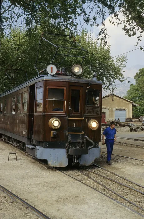 Framed Print : Railroad at Soller, Mallorca, Spain