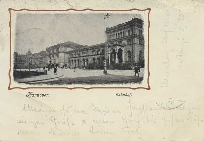 Framed Print : Railway station, Hannover, Lower Saxony