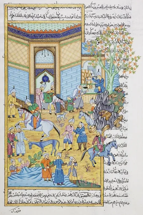 Framed Print : Rajasthani miniature painting, Rajasthan, India, Asia