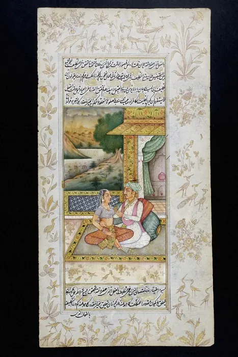 Framed Print : Rajasthani miniature painting, Rajasthan, India, Asia