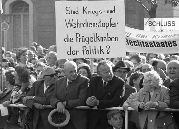 Framed Print : Rally of the VdK (Association of War-Affected Persons) on 2 Framed Print : Rally of the VdK (Association of War-Affected Persons) on 2