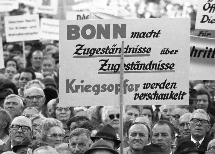 Framed Print : Rally of the VdK (Association of War-Affected Persons) on 2 Framed Print : Rally of the VdK (Association of War-Affected Persons) on 2