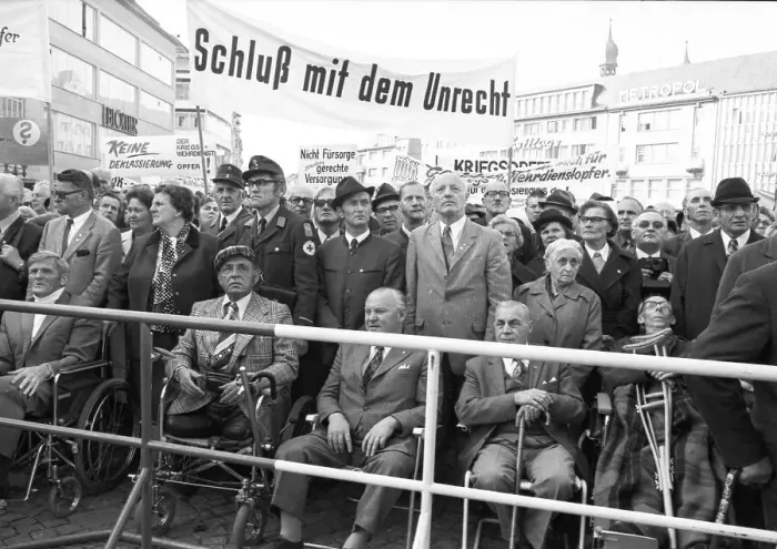 Framed Print : Rally of the VdK (Association of War-Affected Persons) on 2 Framed Print : Rally of the VdK (Association of War-Affected Persons) on 2