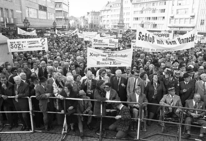 Framed Print : Rally of the VdK (Association of War-Affected Persons) on 2 Framed Print : Rally of the VdK (Association of War-Affected Persons) on 2