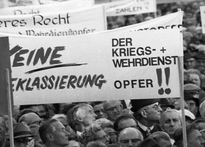 Framed Print : Rally of the VdK (Association of War-Affected Persons) on 2 Framed Print : Rally of the VdK (Association of War-Affected Persons) on 2