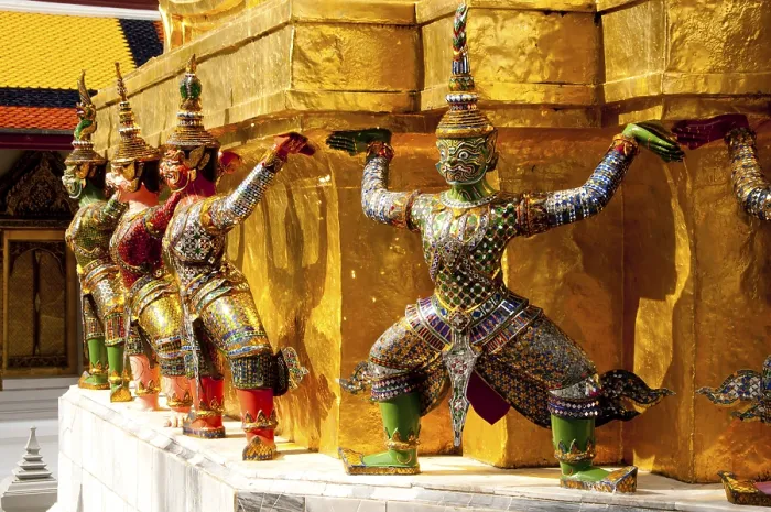 Framed Print : The Ramakien is the Thai version of the Indian epic