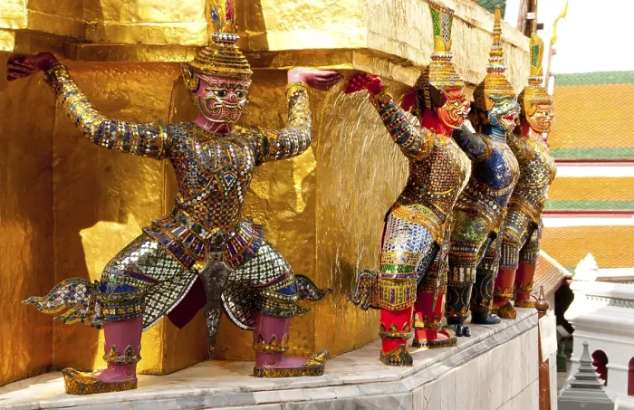 Framed Print : The Ramakien is the Thai version of the Indian epic