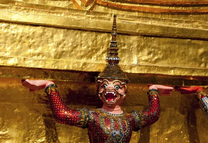 Framed Print : The Ramakien is the Thai version of the Indian epic