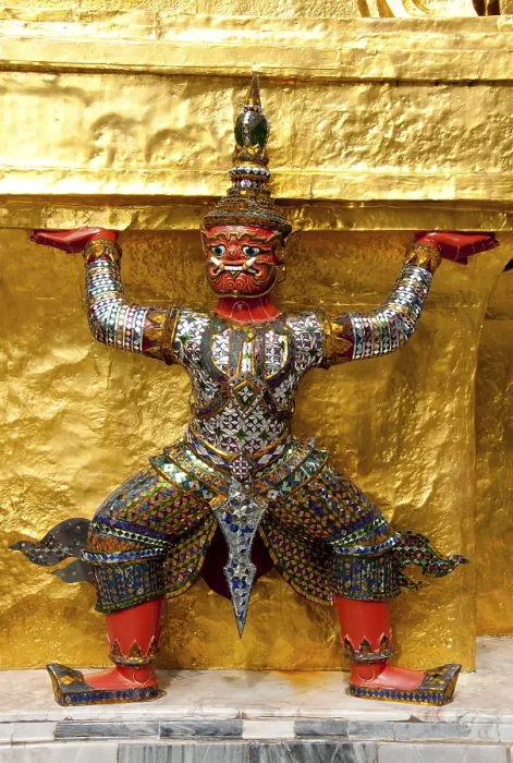 Framed Print : The Ramakien is the Thai version of the Indian epic